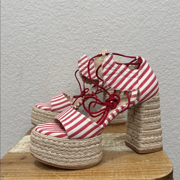 Dee Ocleppo Gaby Platform Espadrille Size 37 / 7 - Picture 3 of 7